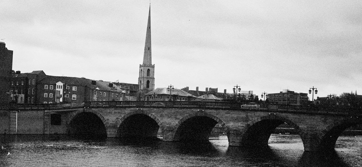 A view of Worcester Bridge