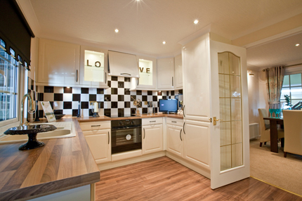 Kitchen in Wheatfield Park Home